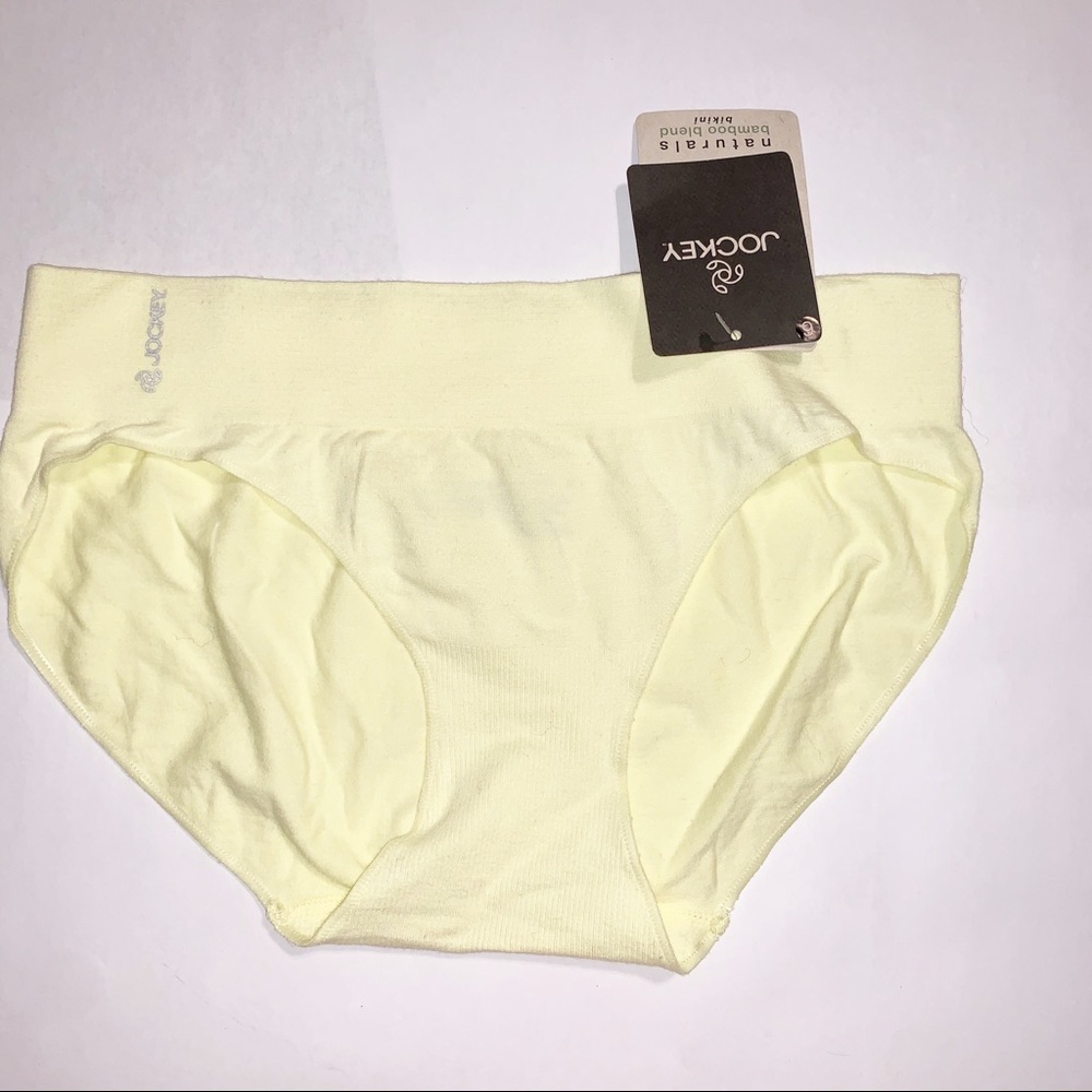 Jockey panties pale yellow size 6 NWT
